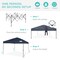 Best Choice Products 10x10ft Easy Setup Pop Up Canopy w/ 1-Button Setup, Wheeled Case, 4 Weight Bags